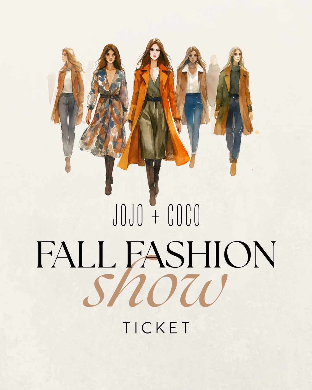 GA Fashion Show Tickets