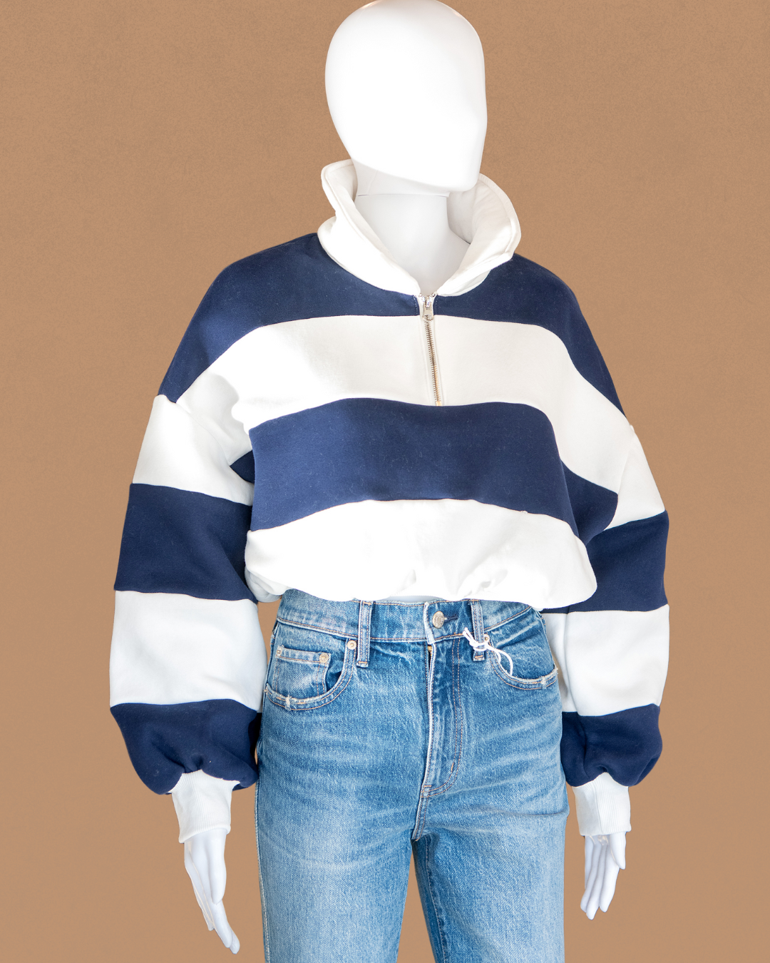 Cropped Rugby Pullover