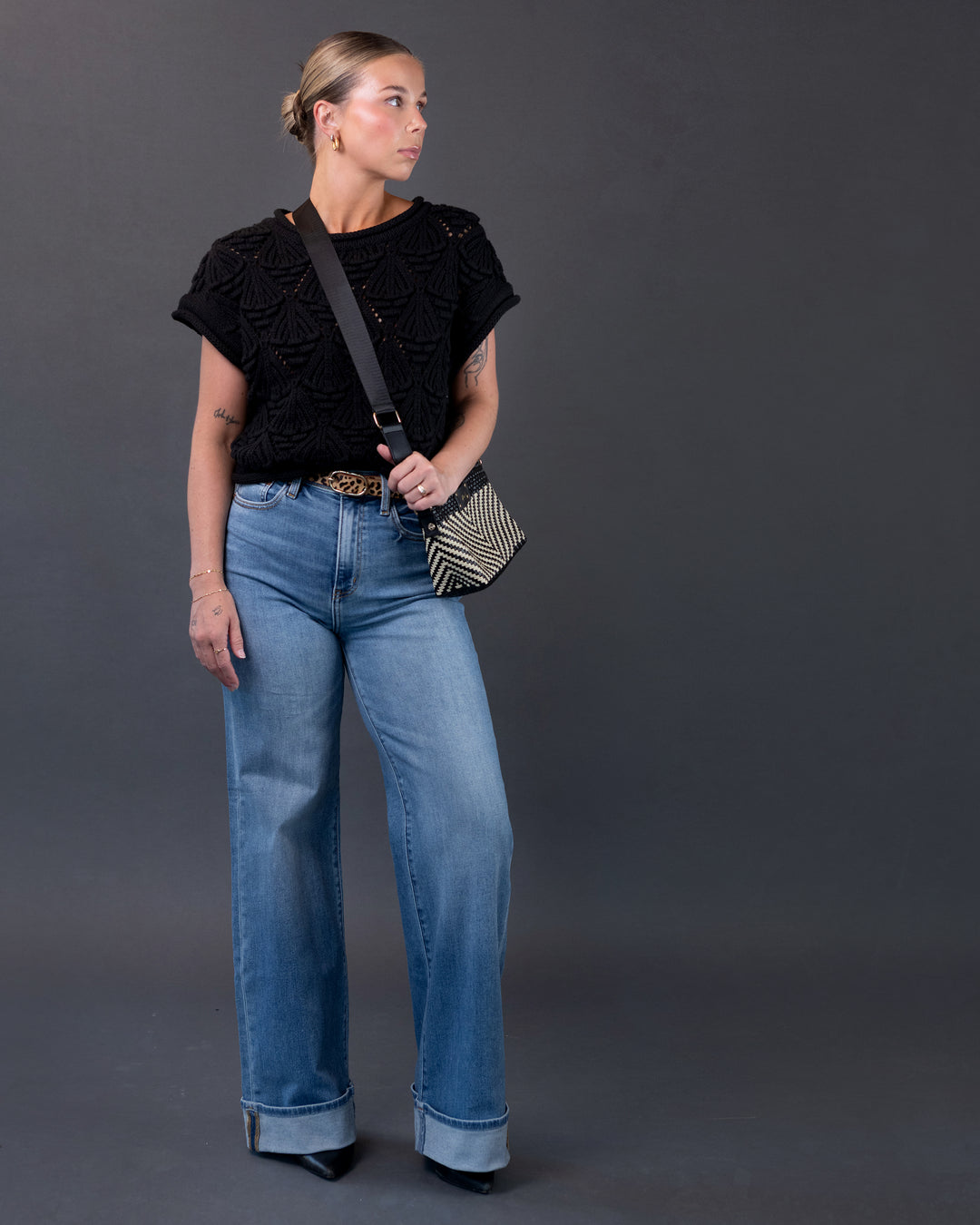 Far Out Cuffed Denim