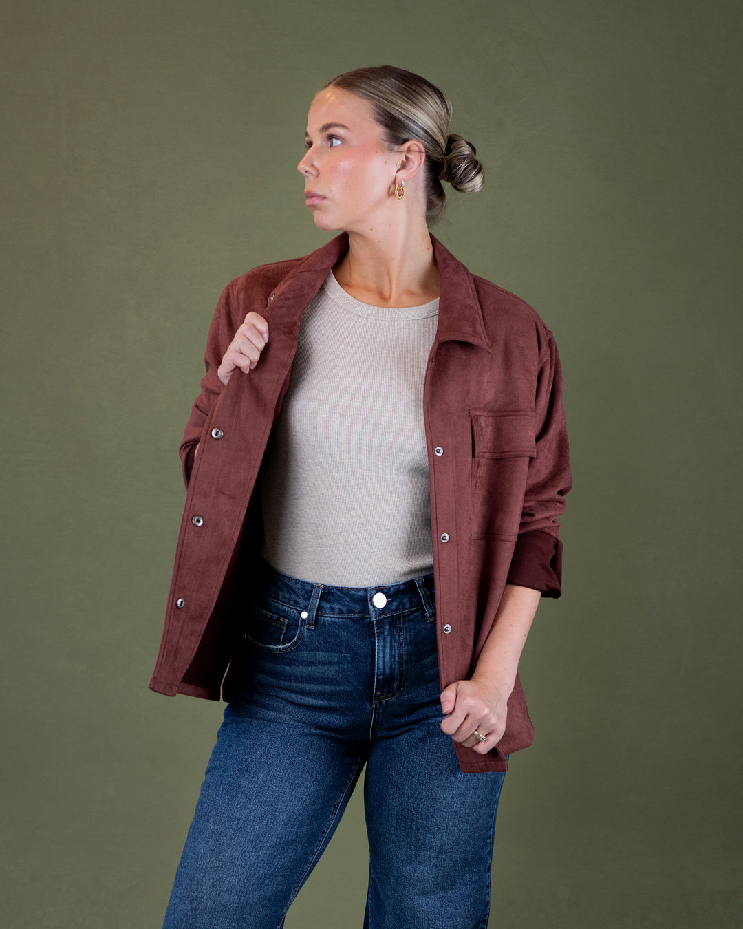 Laurel Suede Shacket