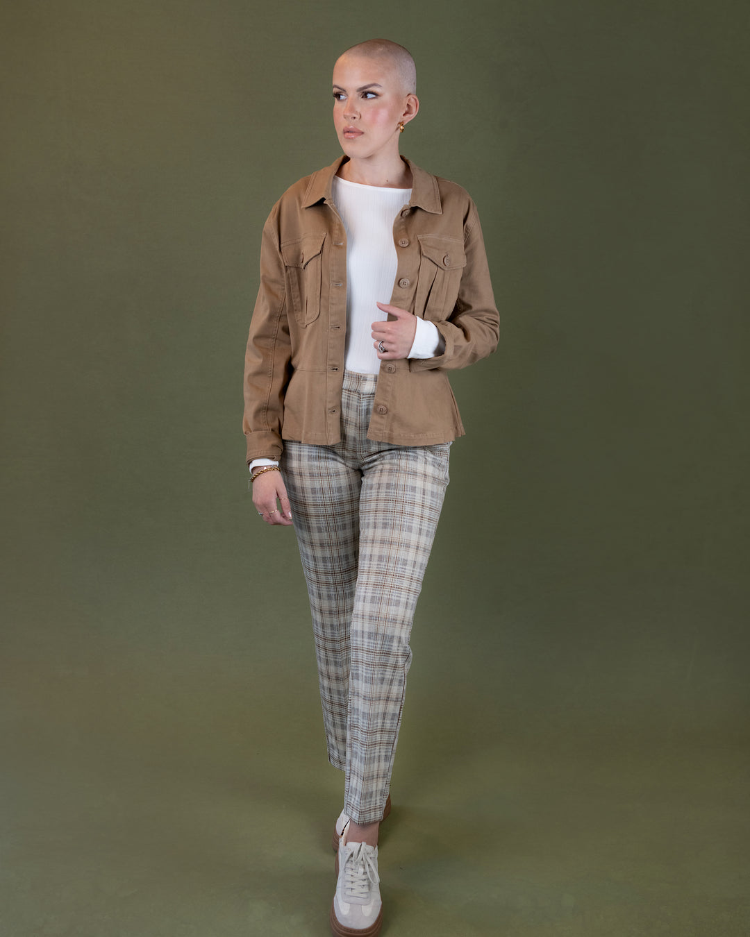 Kelsey Plaid Trouser