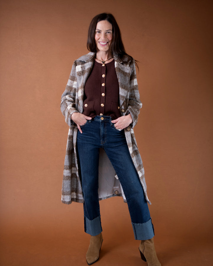 Julia Plaid Coat