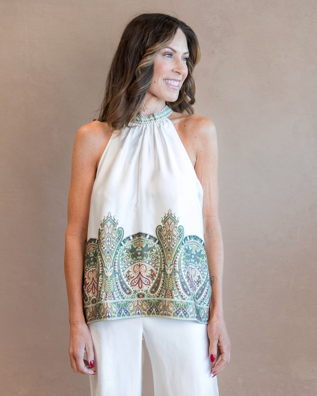Paisley Halter Top