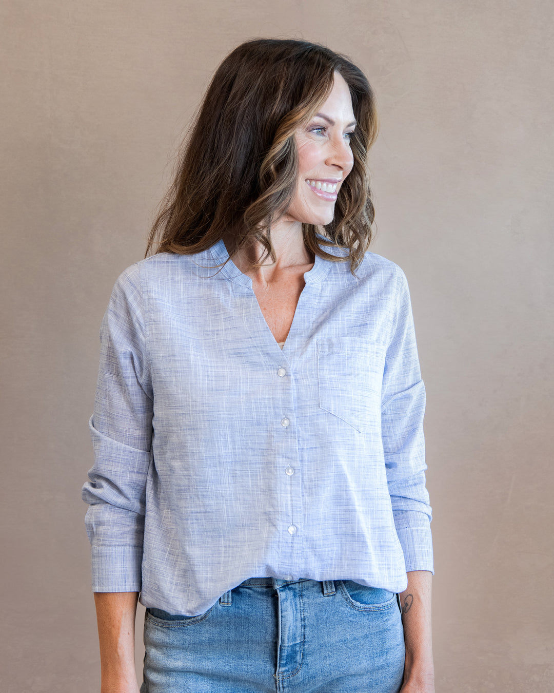 Harper Button Down