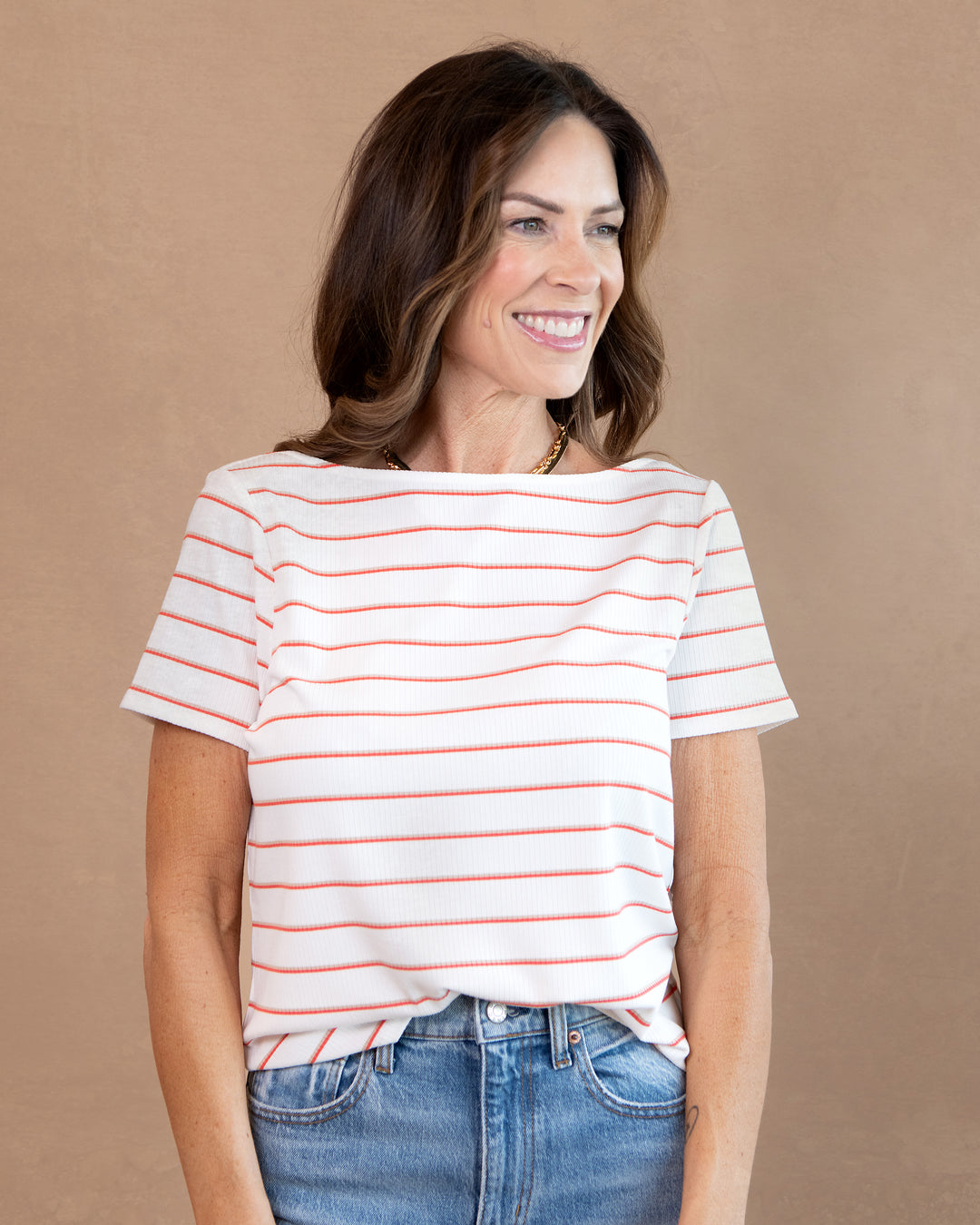 Callie Striped Tee