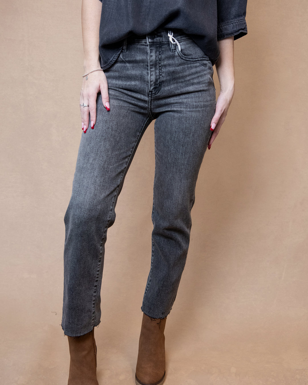 Straight Up High Rise Denim