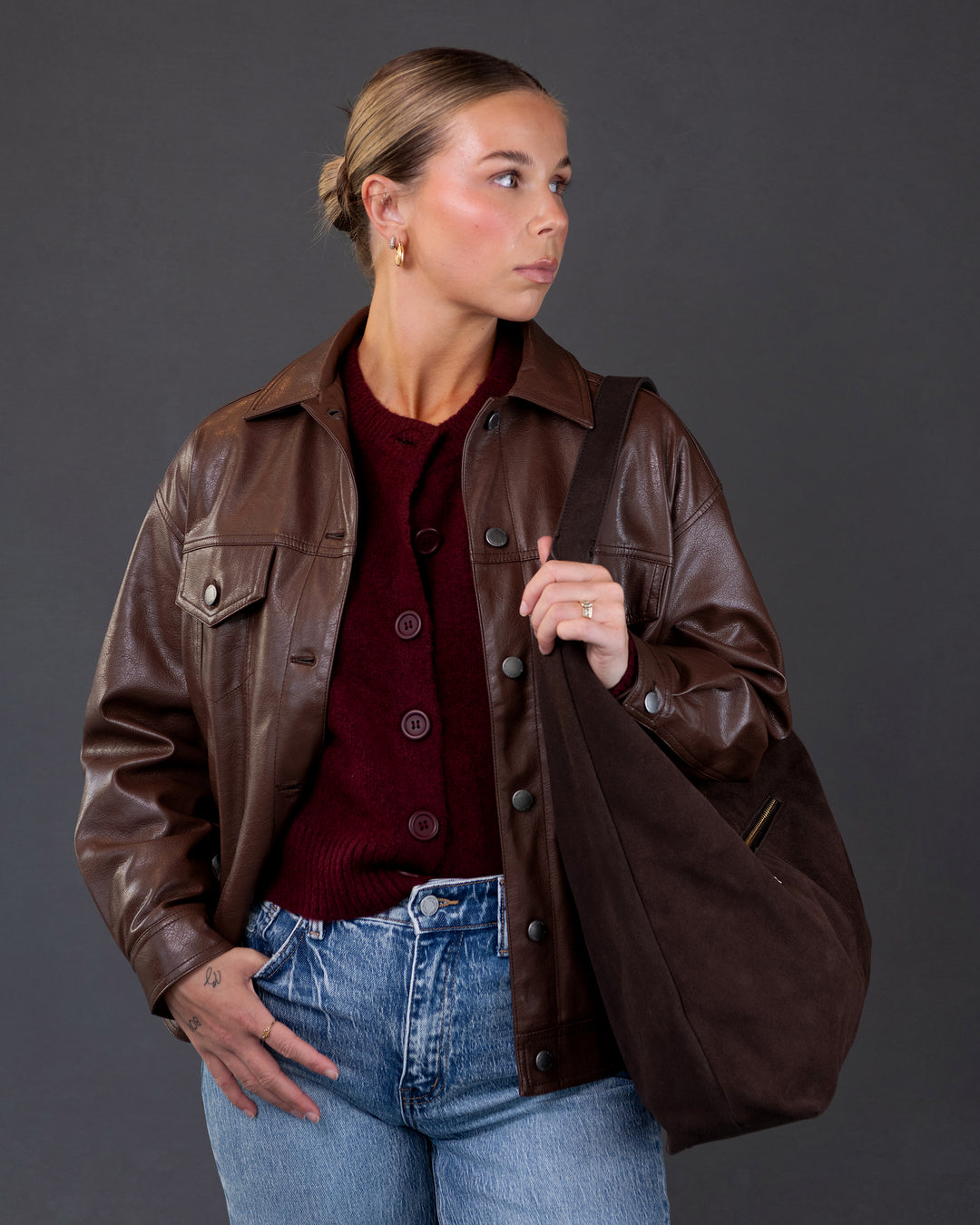 Echo Faux Leather Jacket