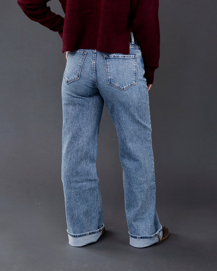 90s High Rise Wide Leg Denim