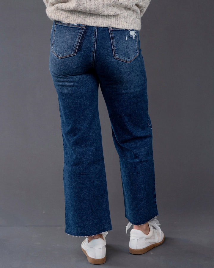 Knox Cropped Wide Leg Denim