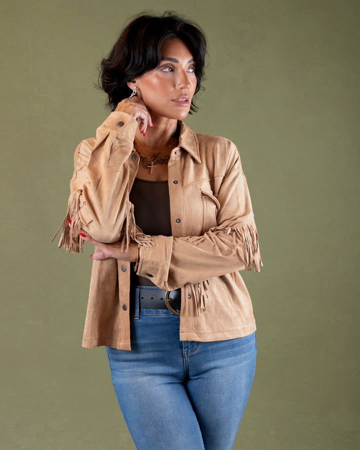 Caroline Fringe Jacket