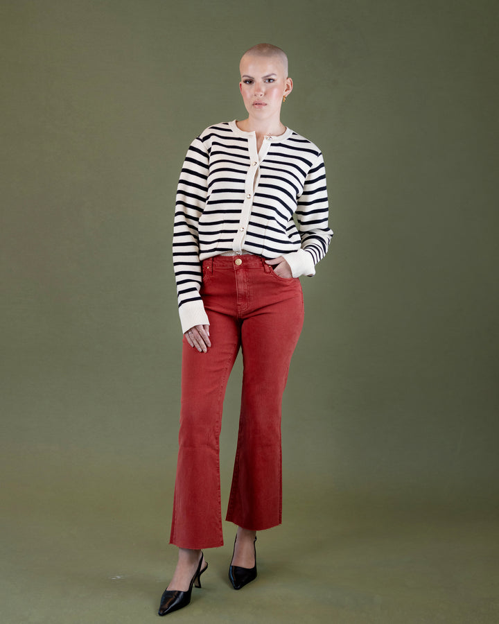 Kelsey Ankle Flare - Paprika