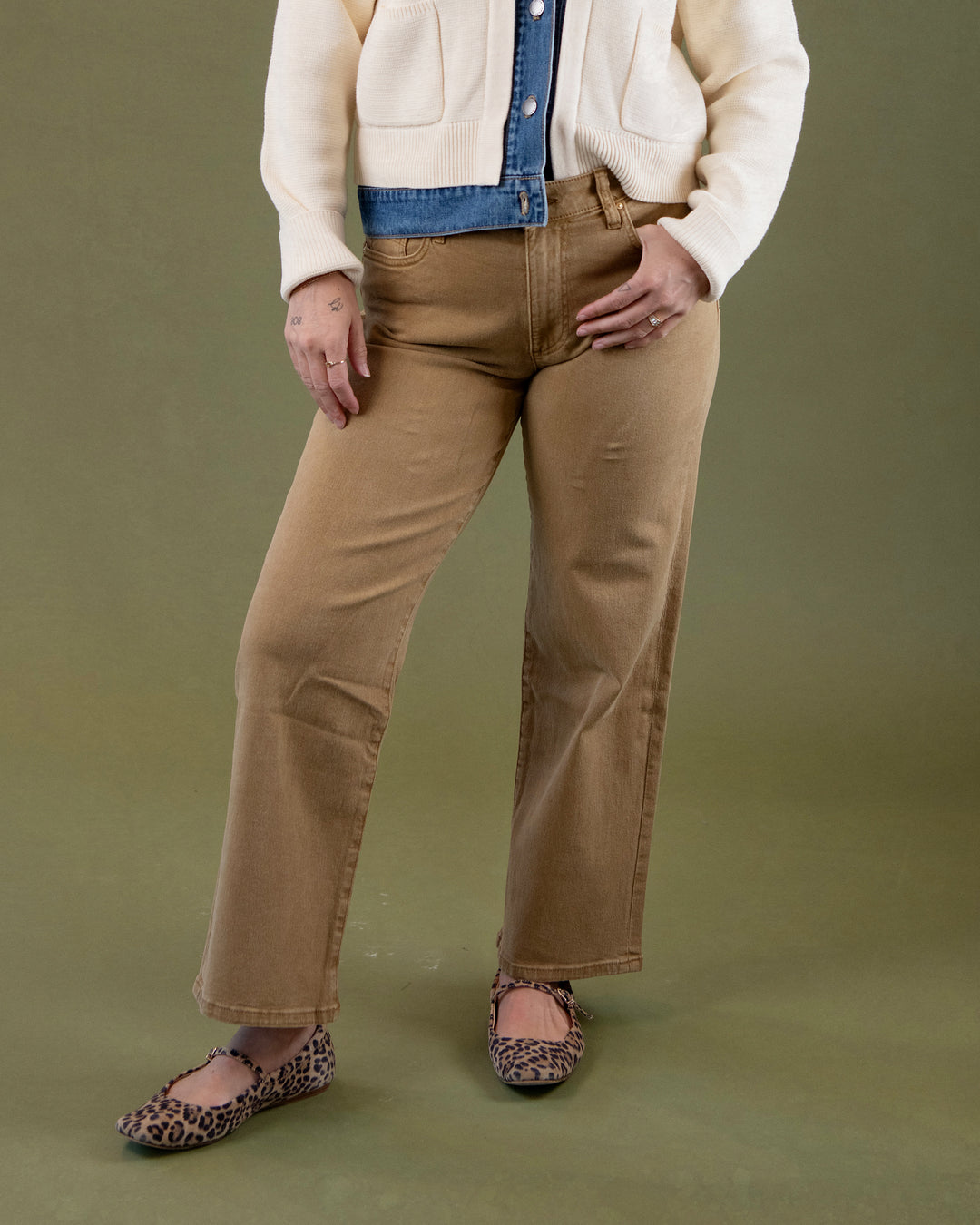 Charlotte Wide Leg - Caramel
