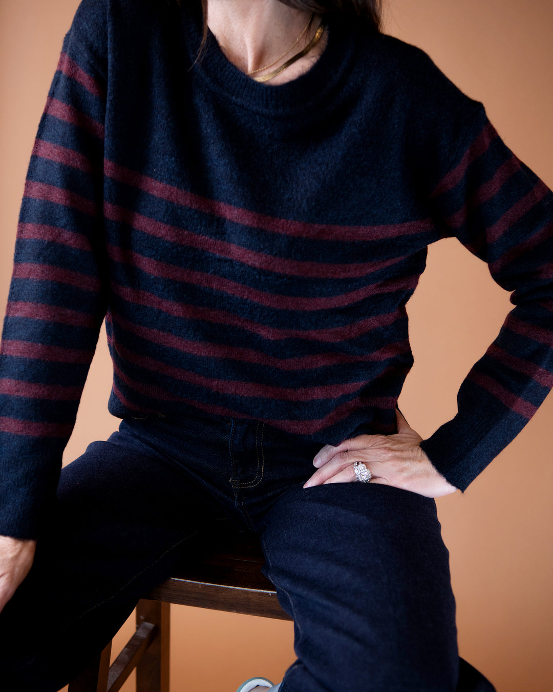 Evelyn Striped Sweater