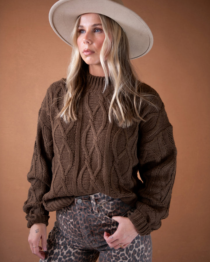 Autumn Cable Knit Sweater