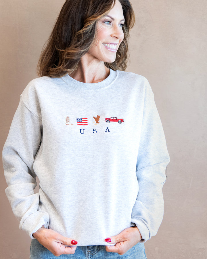 USA Icons Crewneck