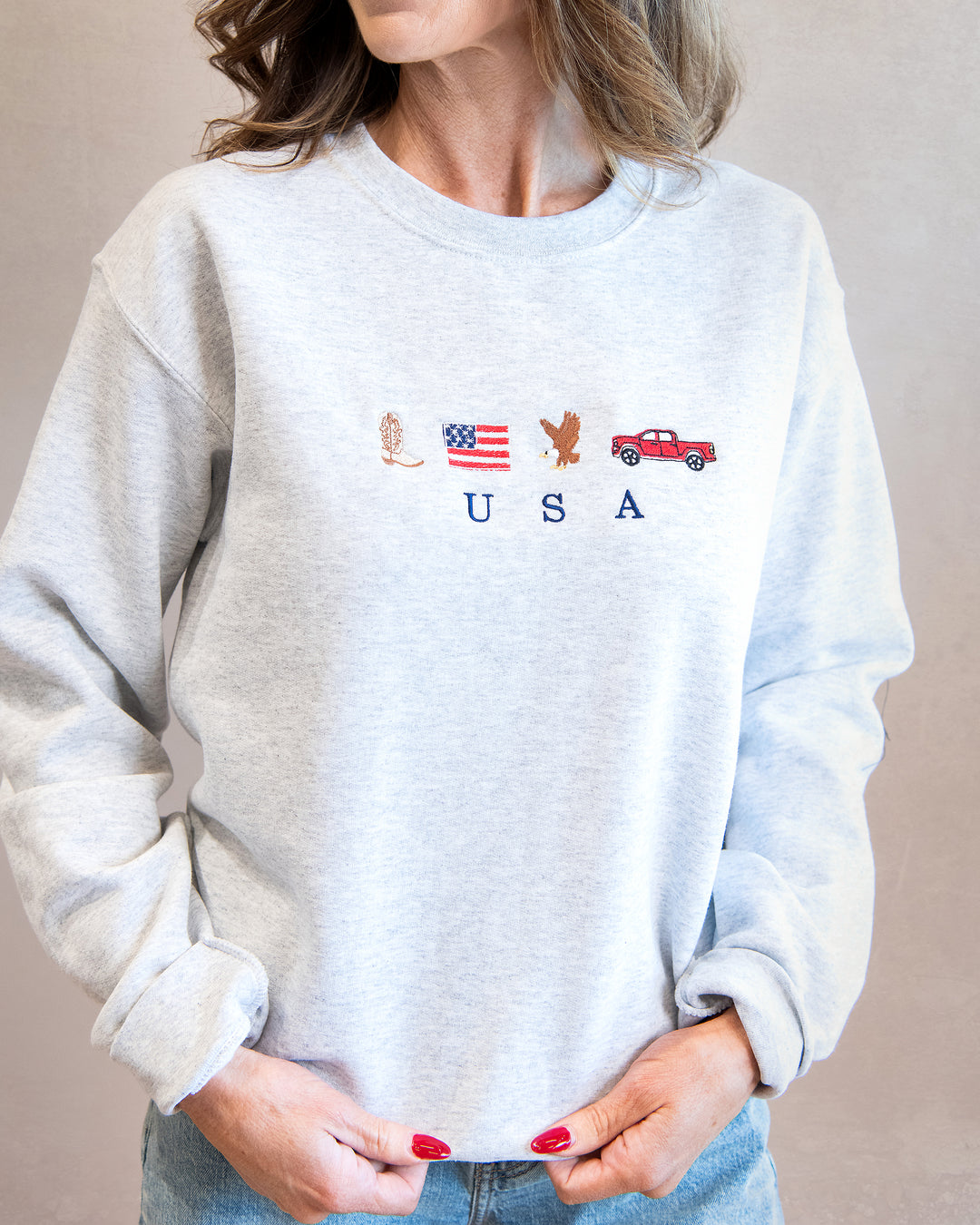 USA Icons Crewneck
