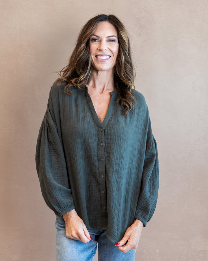 Maisy Button Down Top