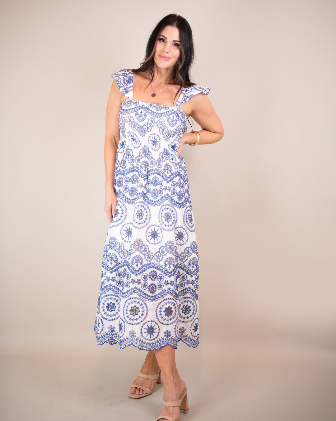 marissa maxi dress Vestido Maxi Marissa - Naranja/Combinado