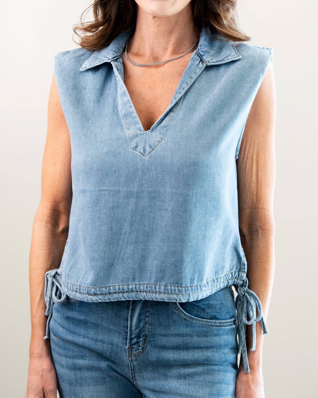 Capricorn Denim Top