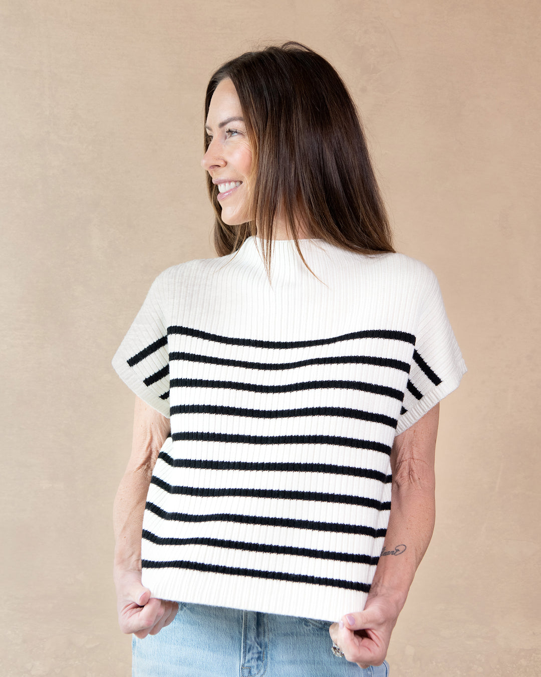 Abby Striped Sweater
