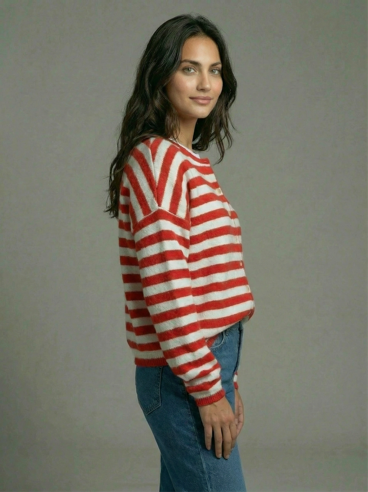 Bennet Striped Cardigan